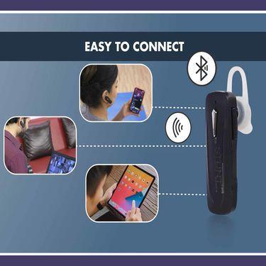 Wireless Bluetooth Single Headset With Free 2 Mobile Stands